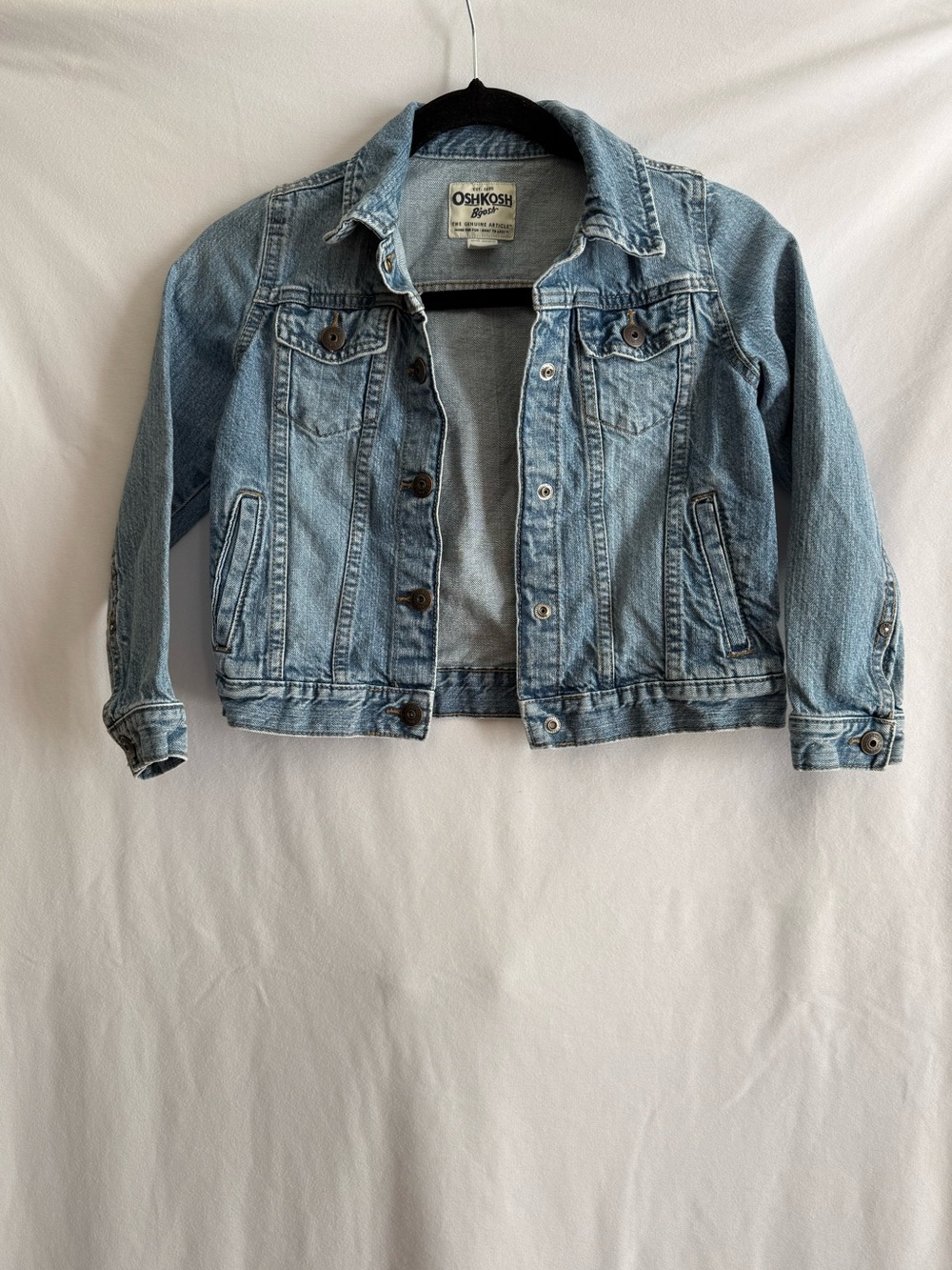 OshKosh B'gosh kids Light Wash Denim Jacket - Light Blue size 8